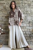 Yara Bandana Relaxed Blouse Chocolate